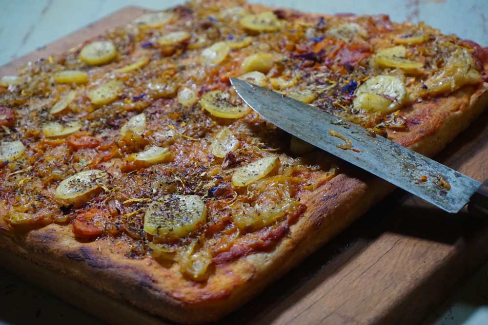 Pizza du lieu